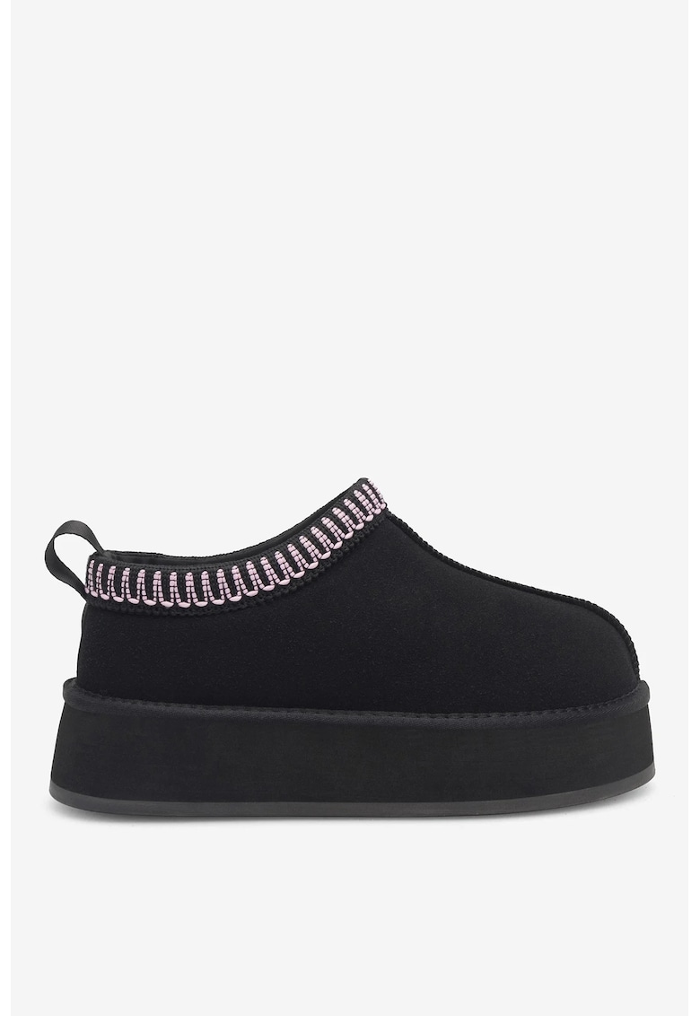 Oferte la Papuci dama  Sintetic - 379456 - Negru