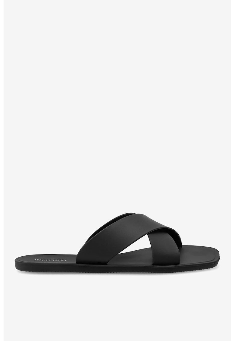 Papuci dama  5905588548287 - Sintetic - Negru - Negru