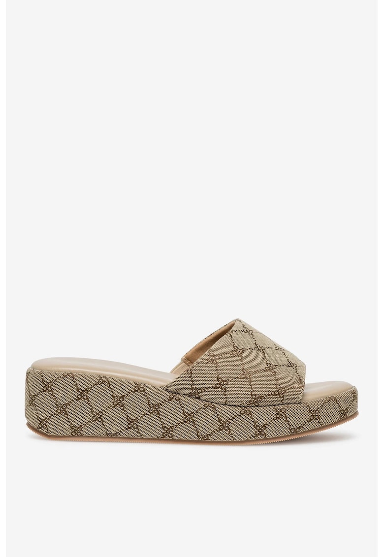 Papuci dama  5905588650904 - Textil - Bej - Bej