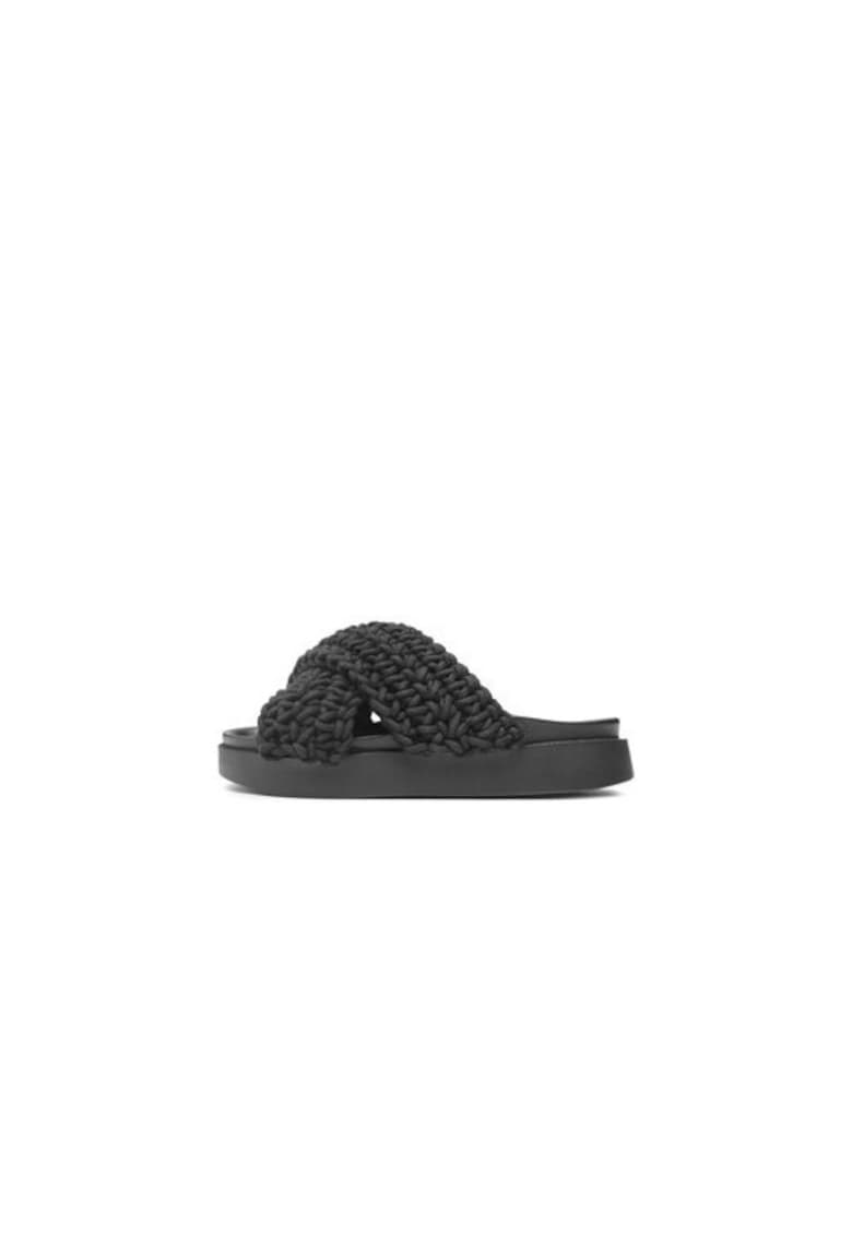 Papuci dama  302652761 - Textil - Negru - Negru