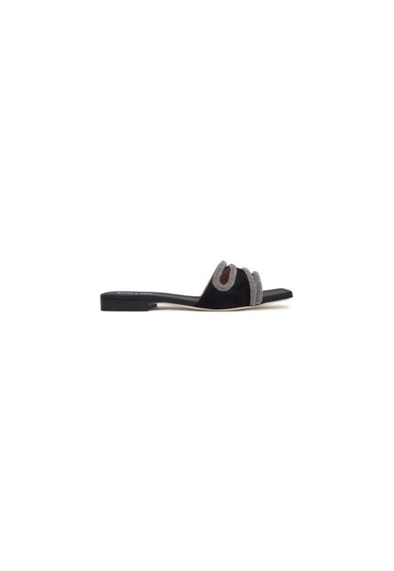 Papuci dama  305204479 - Piele naturala - Negru - Negru