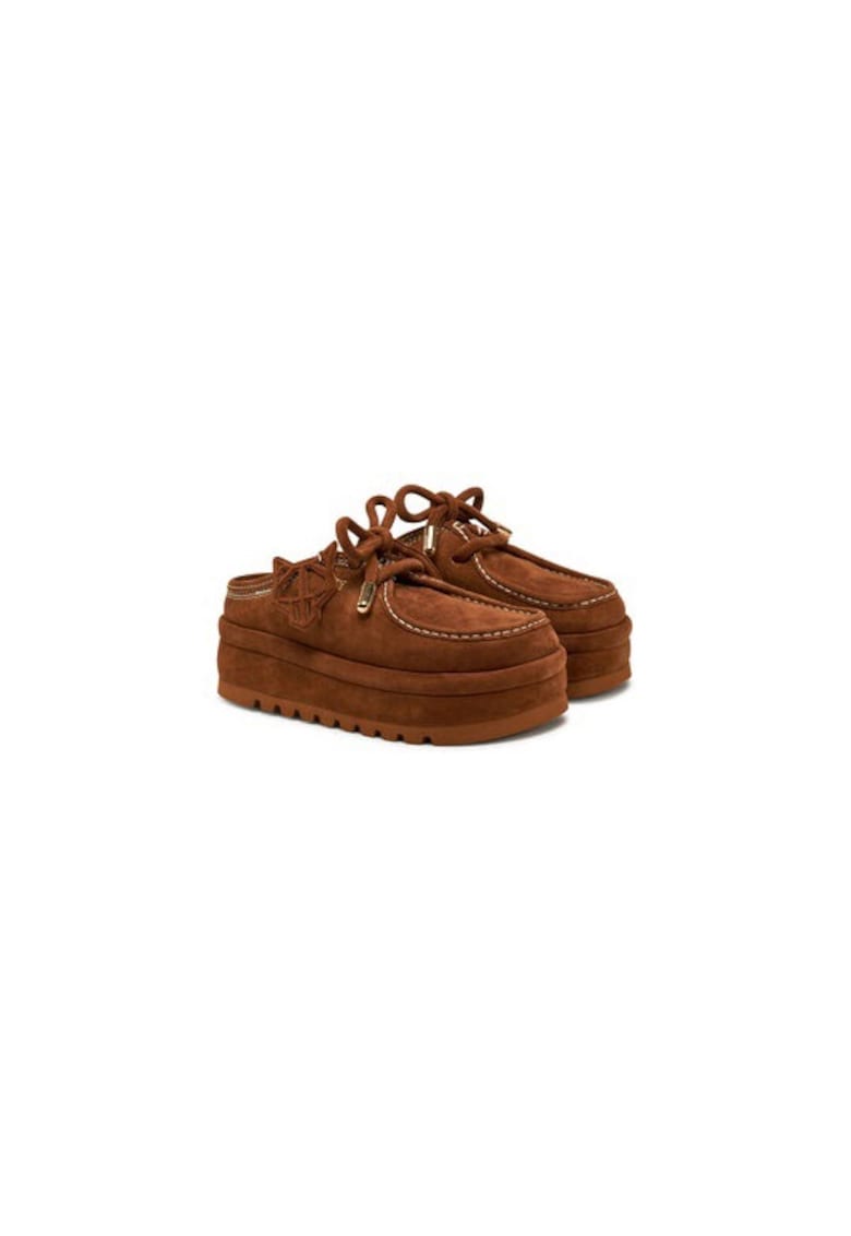 Papuci dama  305208637 - Piele naturala - Maro - Maro