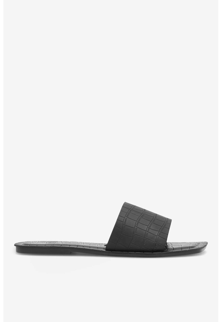 Papuci dama  5905588548843 - Sintetic - Negru - Negru
