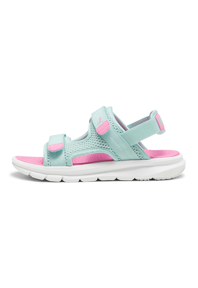 Sandale cu velcro Evolve - Roz/Verde menta