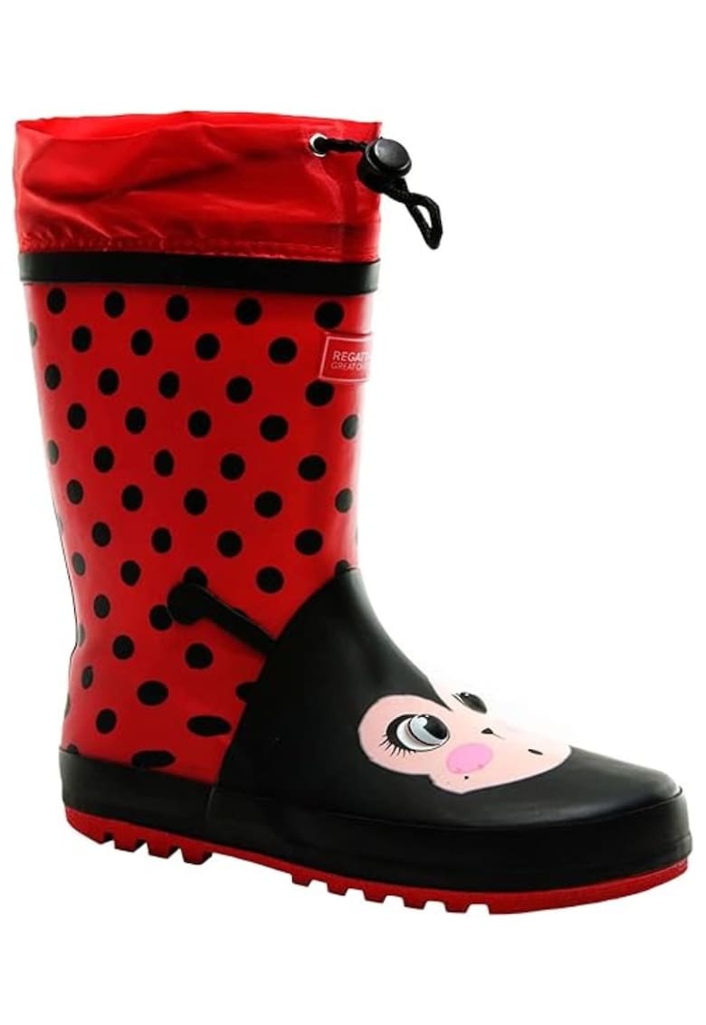Oferte la Cizme Wellington copii  impermeabile - rosu - cauciuc - slip-on