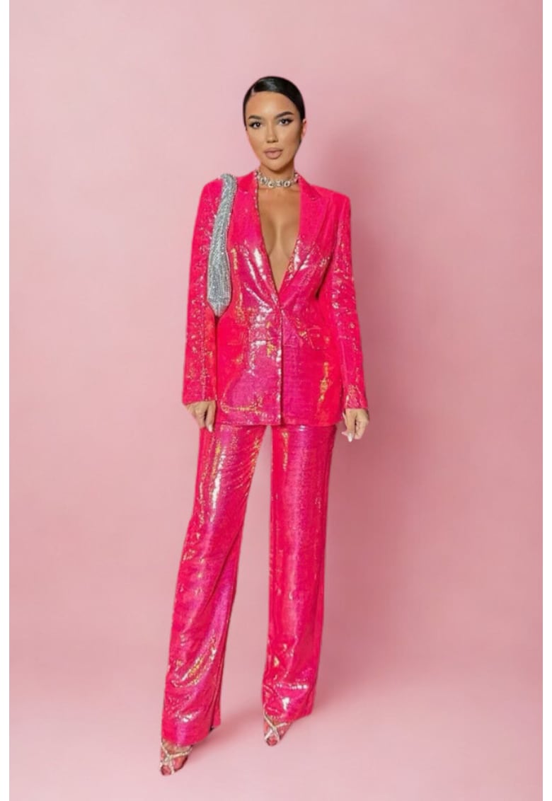 Oferte la Pantaloni Leo - - Roz