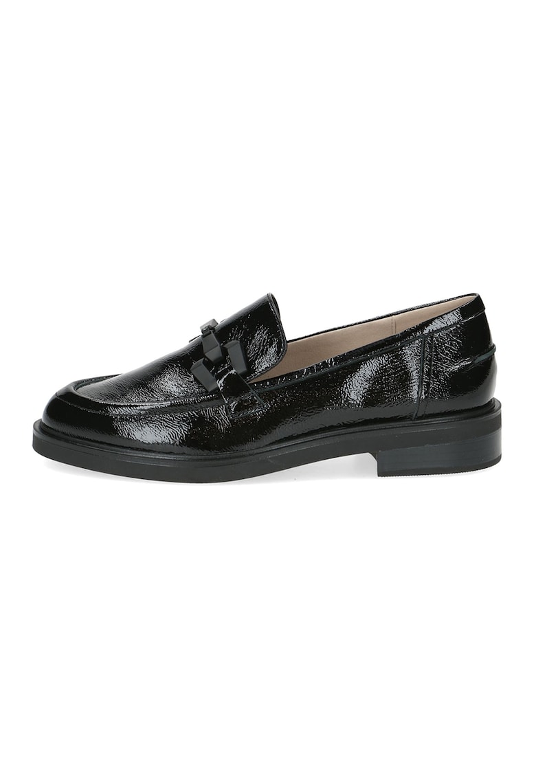Oferte la Pantofi loafer de piele cu detaliu metalic - Negru