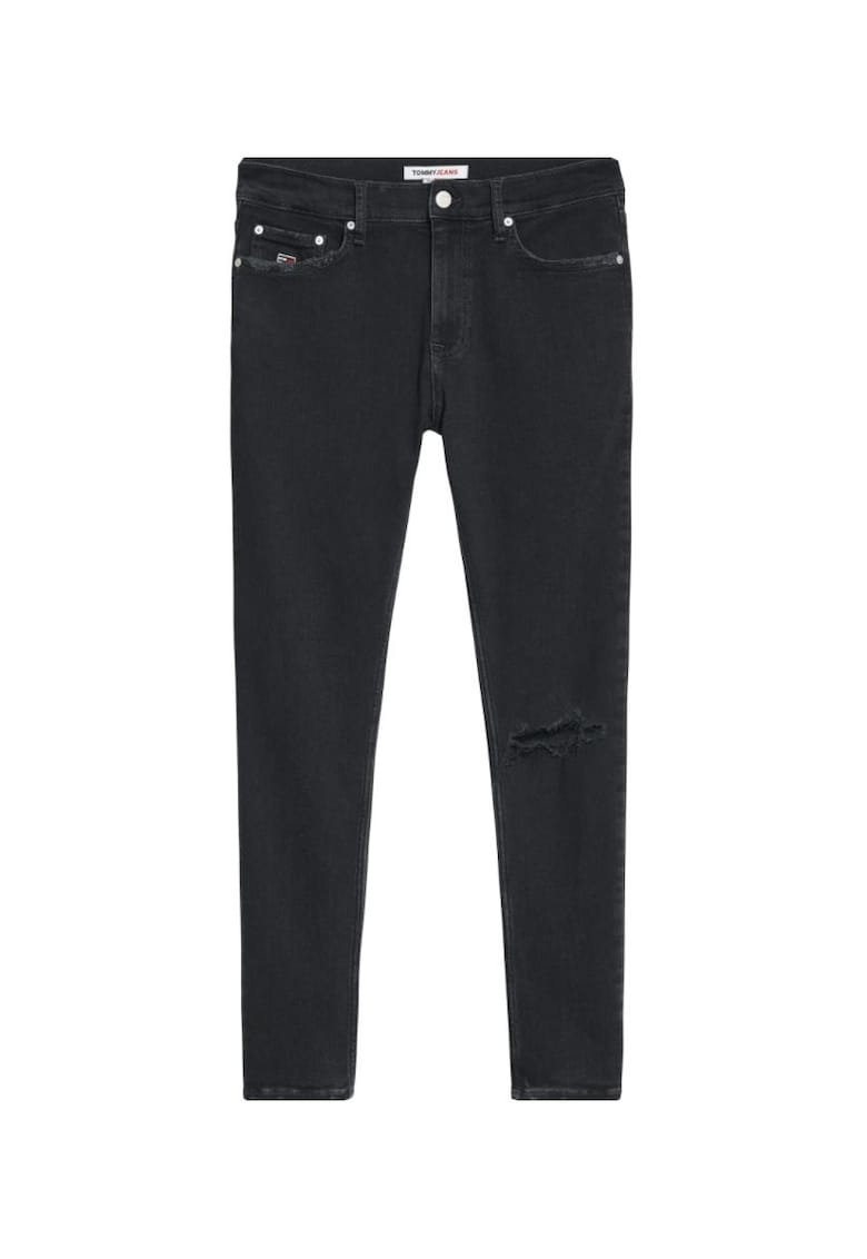 Oferte la Blugi skinny cu detaliu rupt -