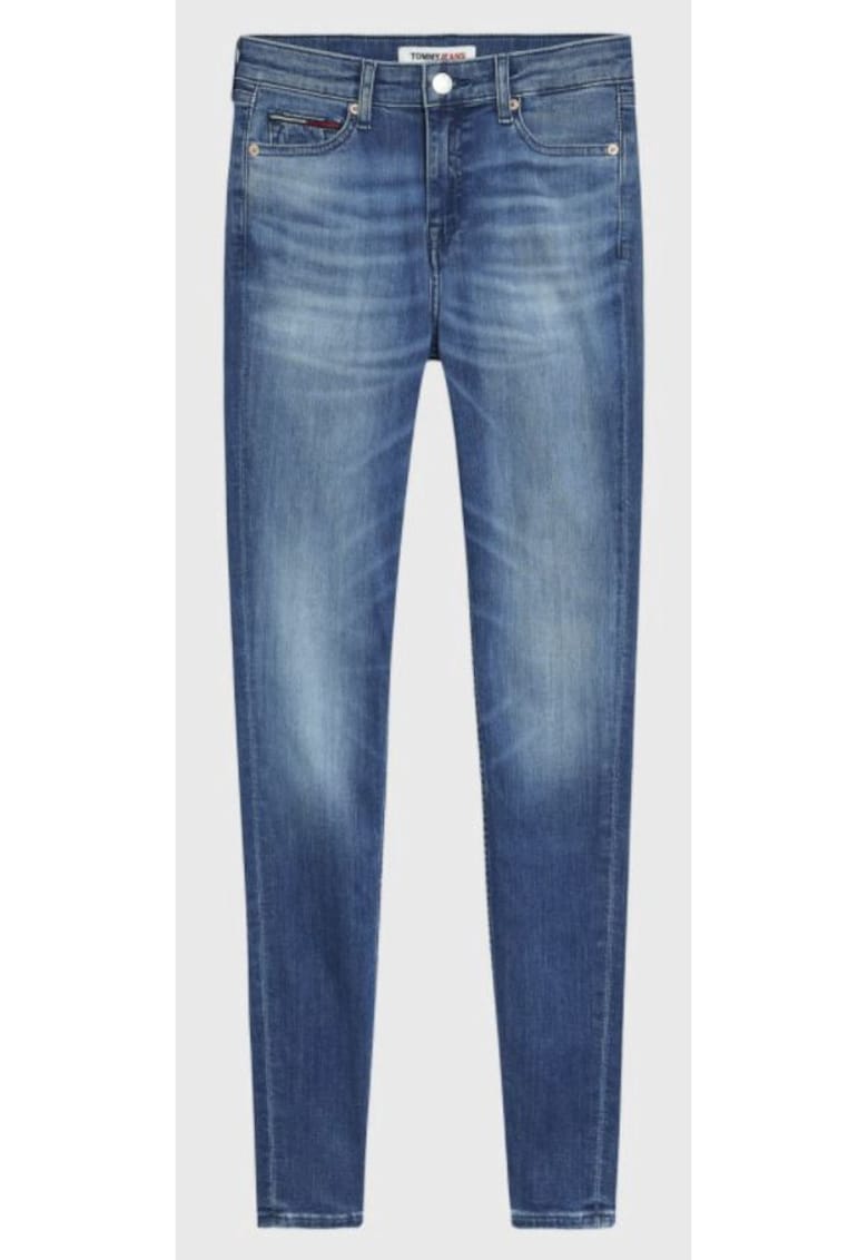 Oferte la Blugu skinny cu talie inalta Nora