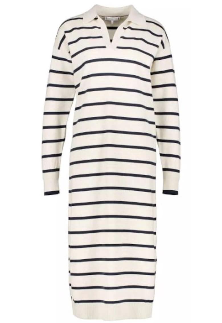 Oferte la Rochie polo in dungi cu maneci cazute