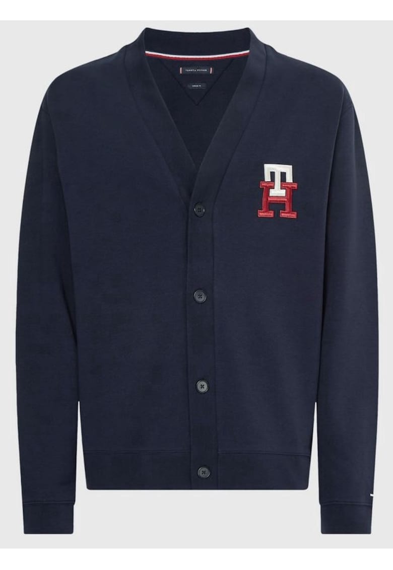 Cardigan cu detaliu logo
