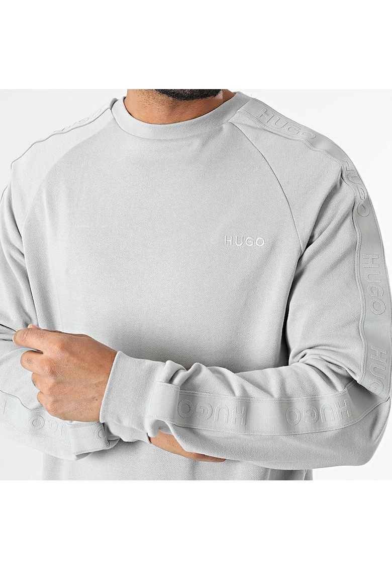 Bluzon din bumbac cu maneci raglan