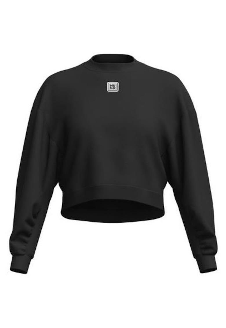 Hanorac dama  negru - bumbac