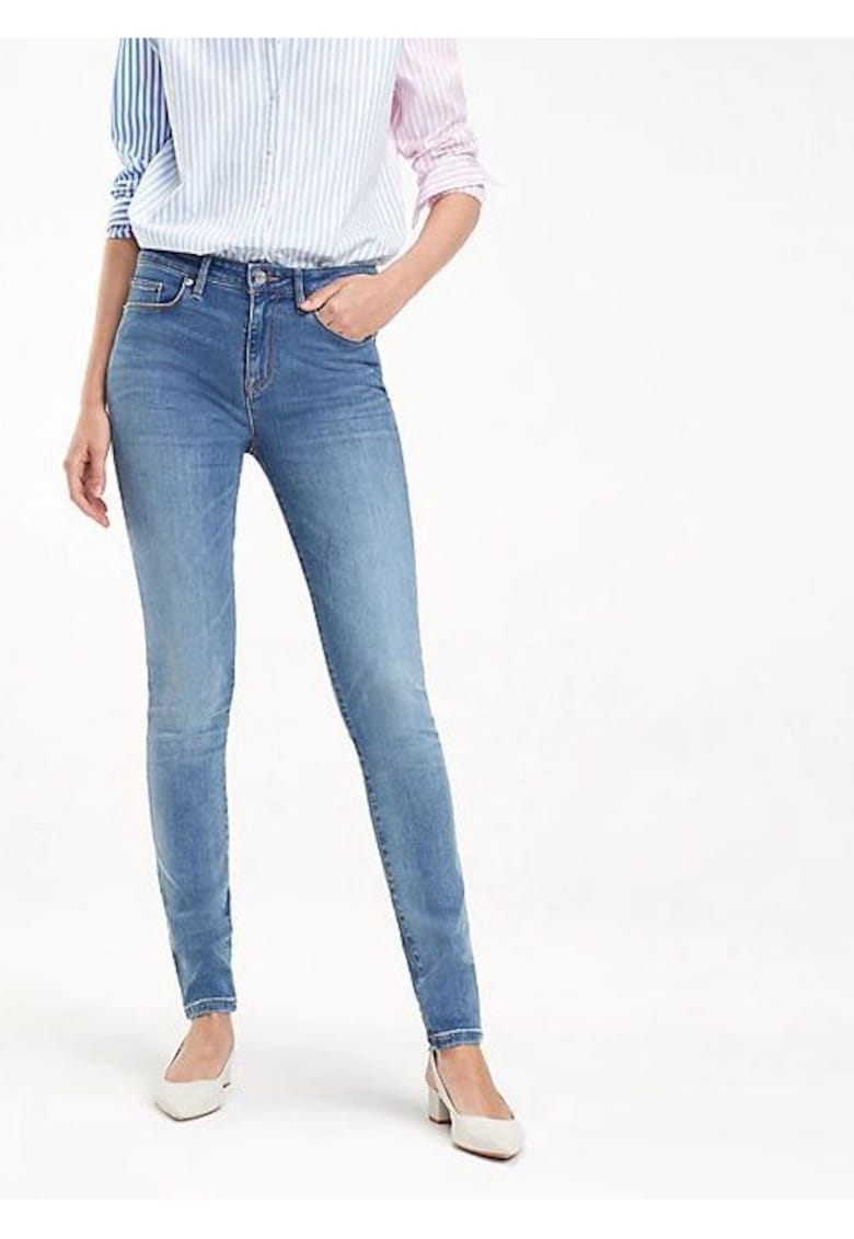 Blugi skinny cu buzunare