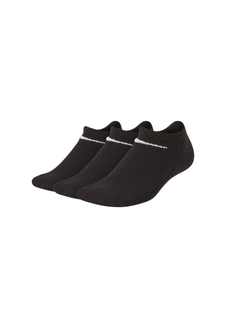 Ciorapi  Basic No-Show 3 Perechi Negru 27-35 EU