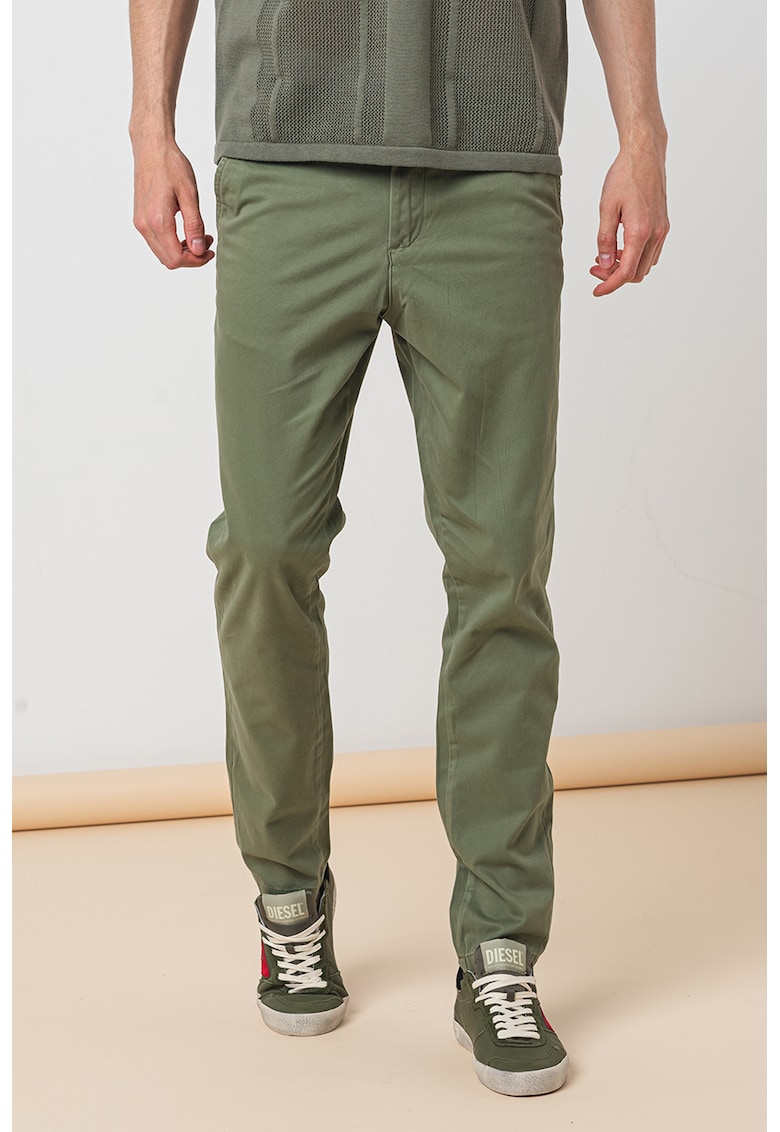Oferte la Pantaloni chino slim fit Marco - Verde pal