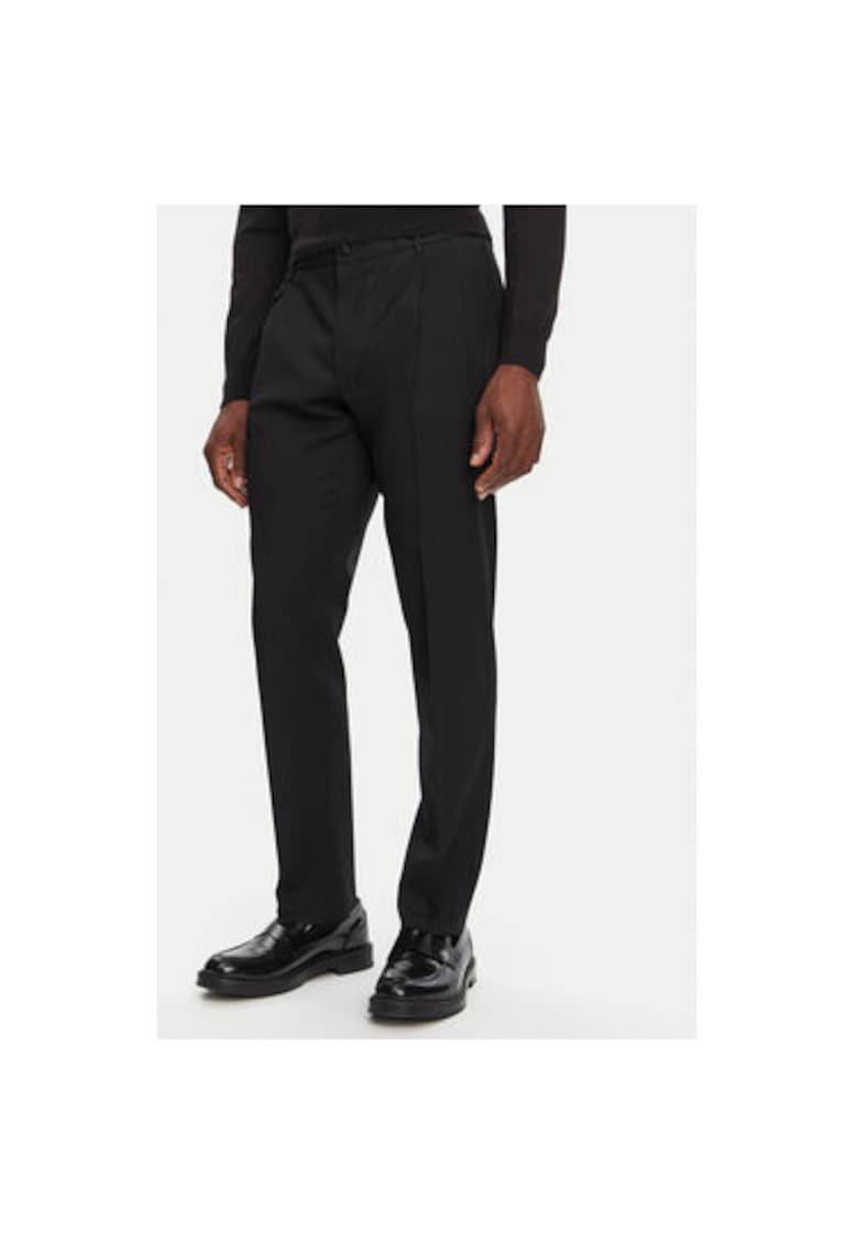 Pantaloni Barbati -  305315168 - Lana - Elastan - Negru - Negru