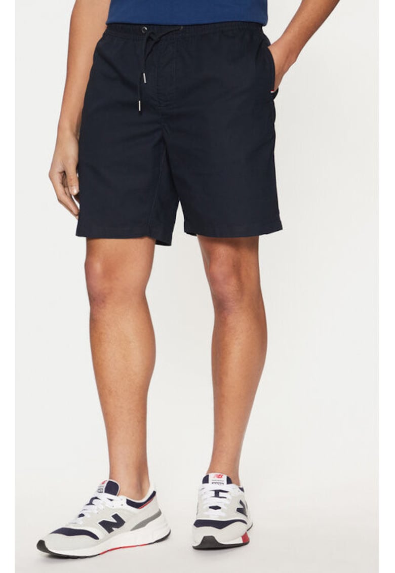 Pantaloni scurti barbati -  305230362 - Bumbac - Albastru - Albastru