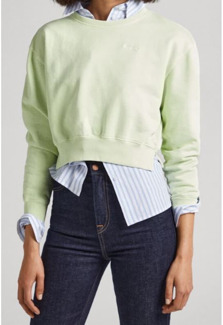 Bluzon crop din bumbac