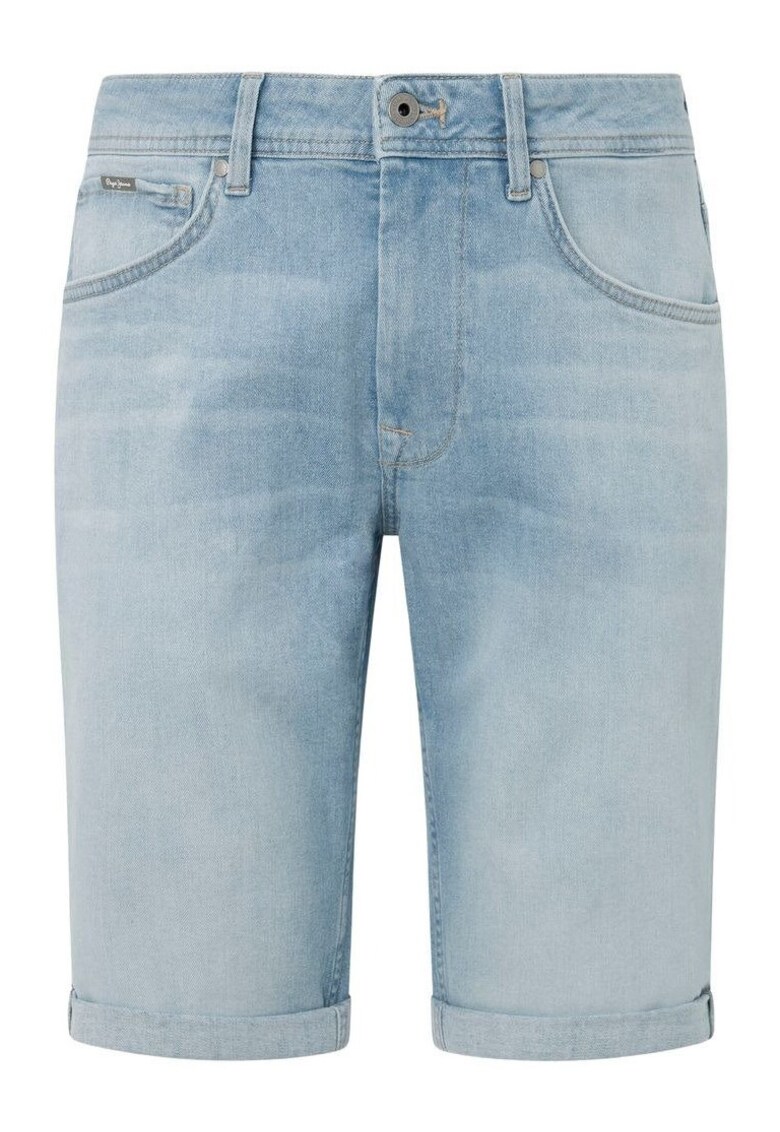 Blugi scurti din denim cu buzunare