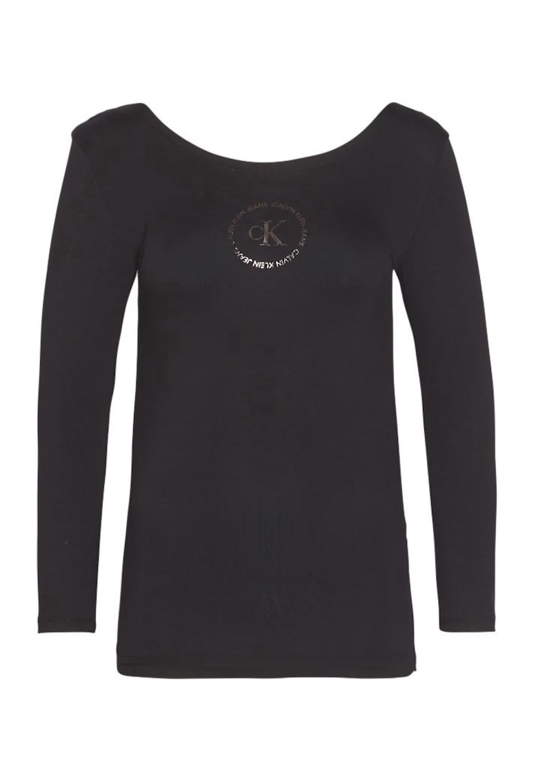 Bluza Slim cu logo -