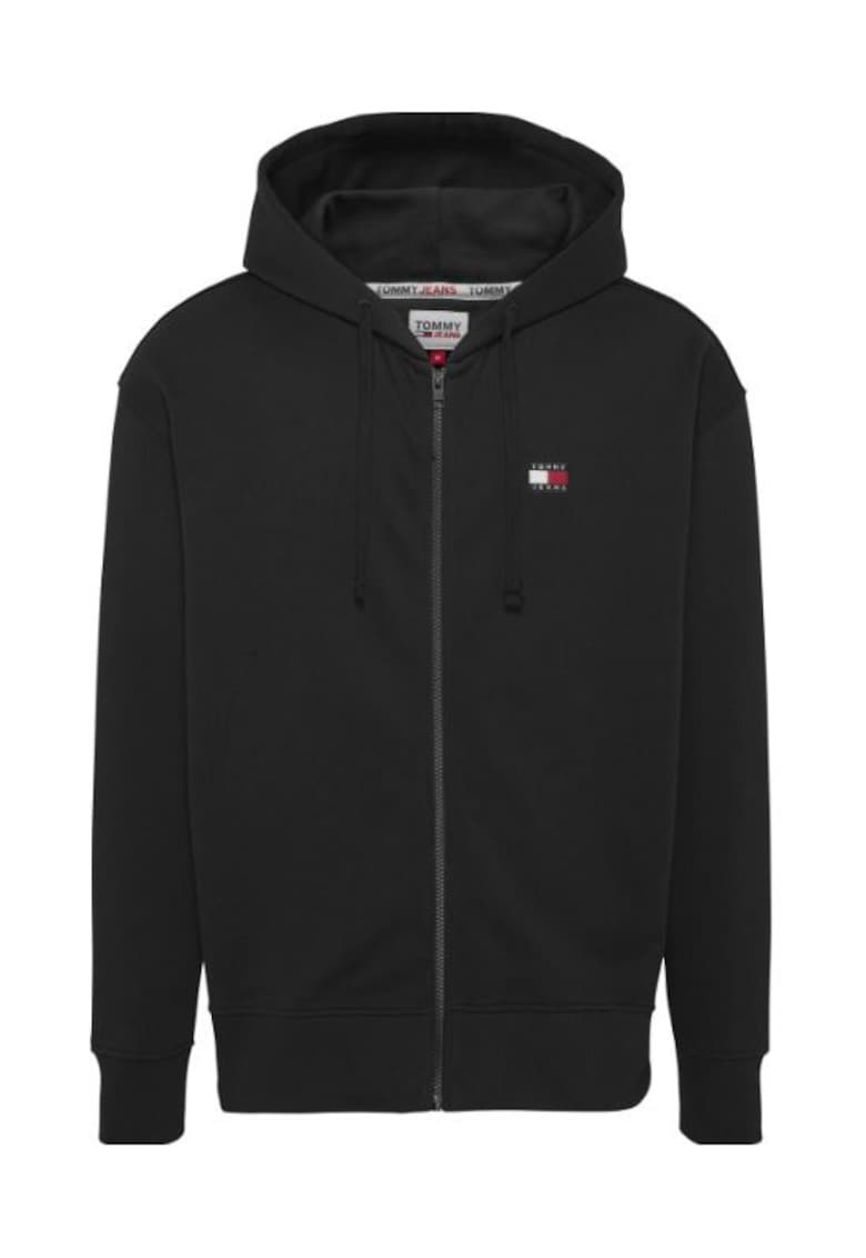 Hanorac relaxed fit cu fermoar