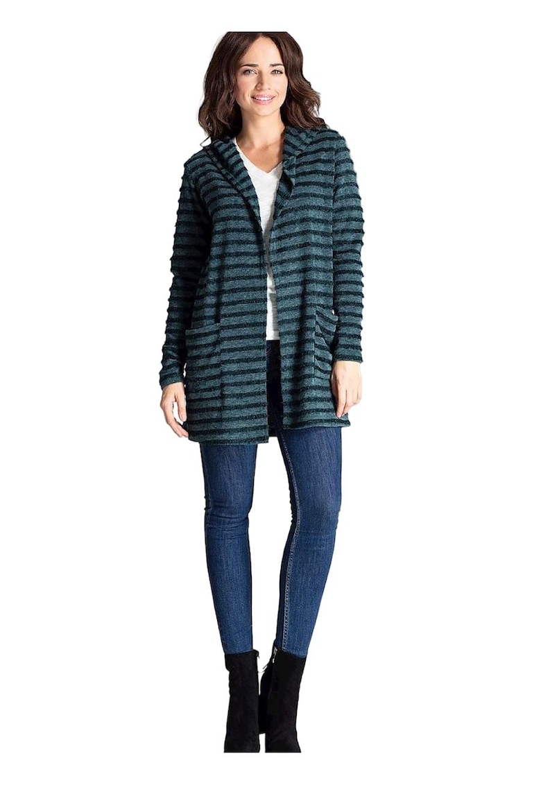 Cardigan dama 5902194 -  Poliester/Viscoza - Verde