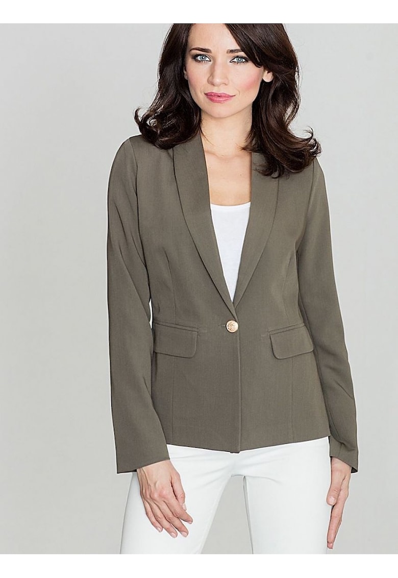 Sacou dama -  verde - material original -