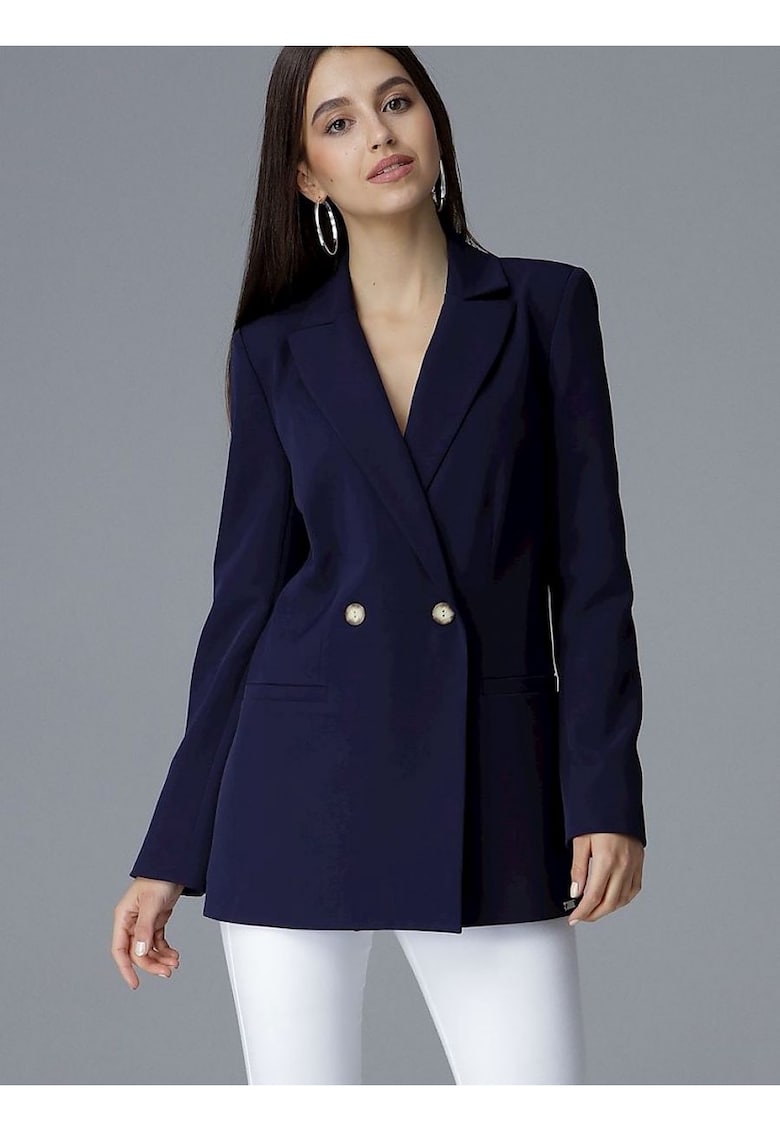 Sacou dama -  bleumarin - poliester