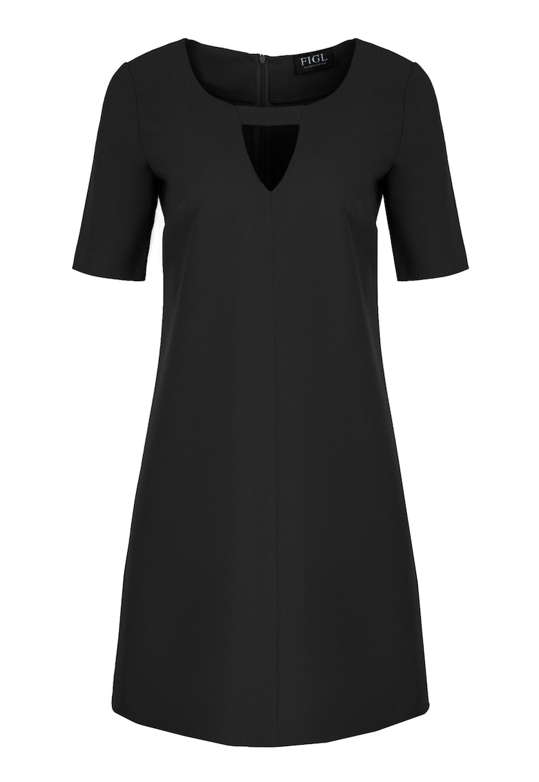 Rochie mini  neagra - eleganta - poliester
