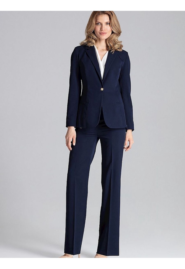 Sacou dama  bleumarin - Bleumarin