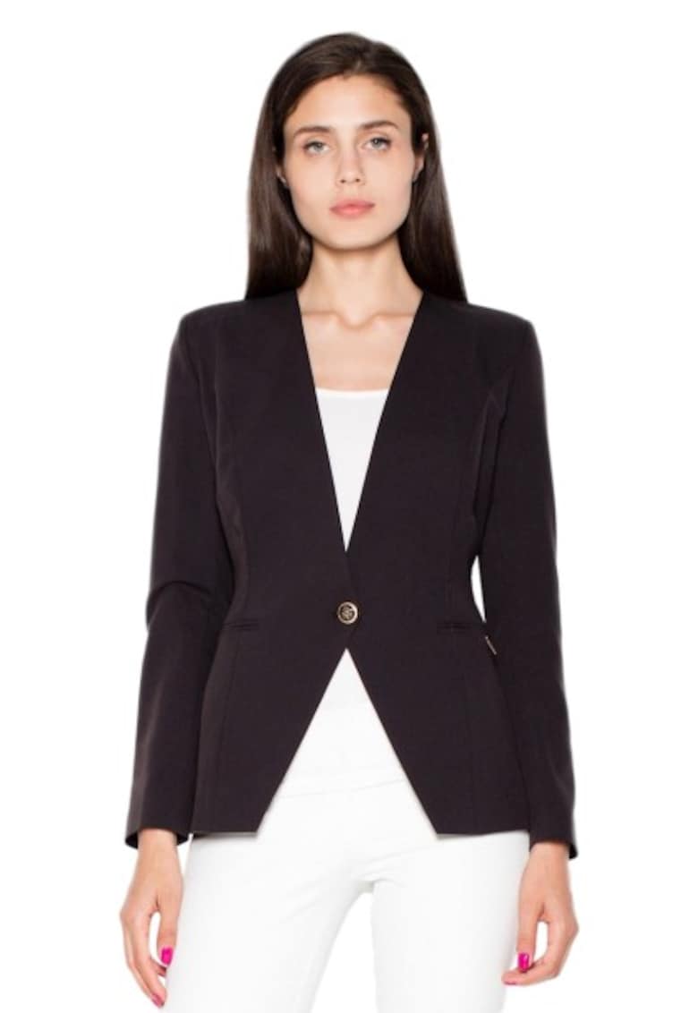 Sacou dama - modern - office -  Negru - Negru