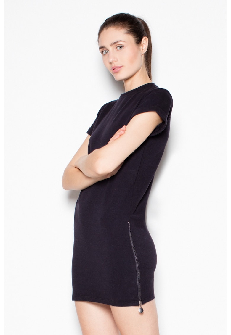 Rochie de zi model 77219  negru - Negru