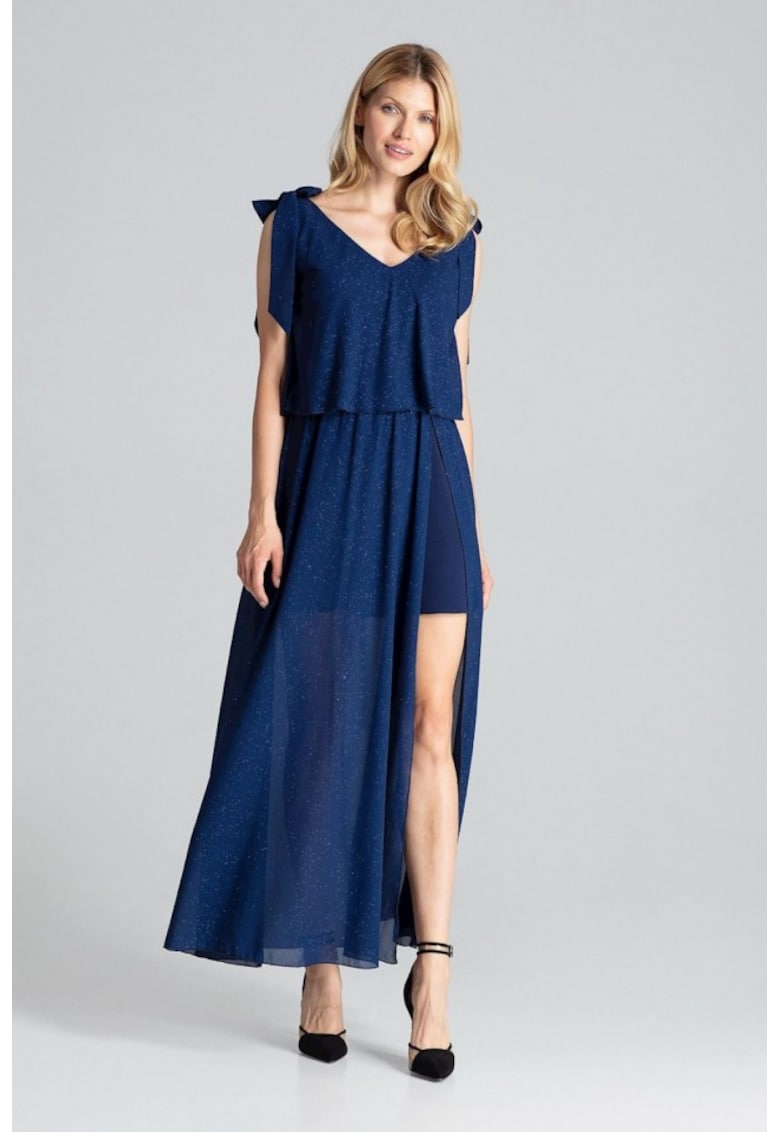Rochie de zi model 138278 - Bleumarin