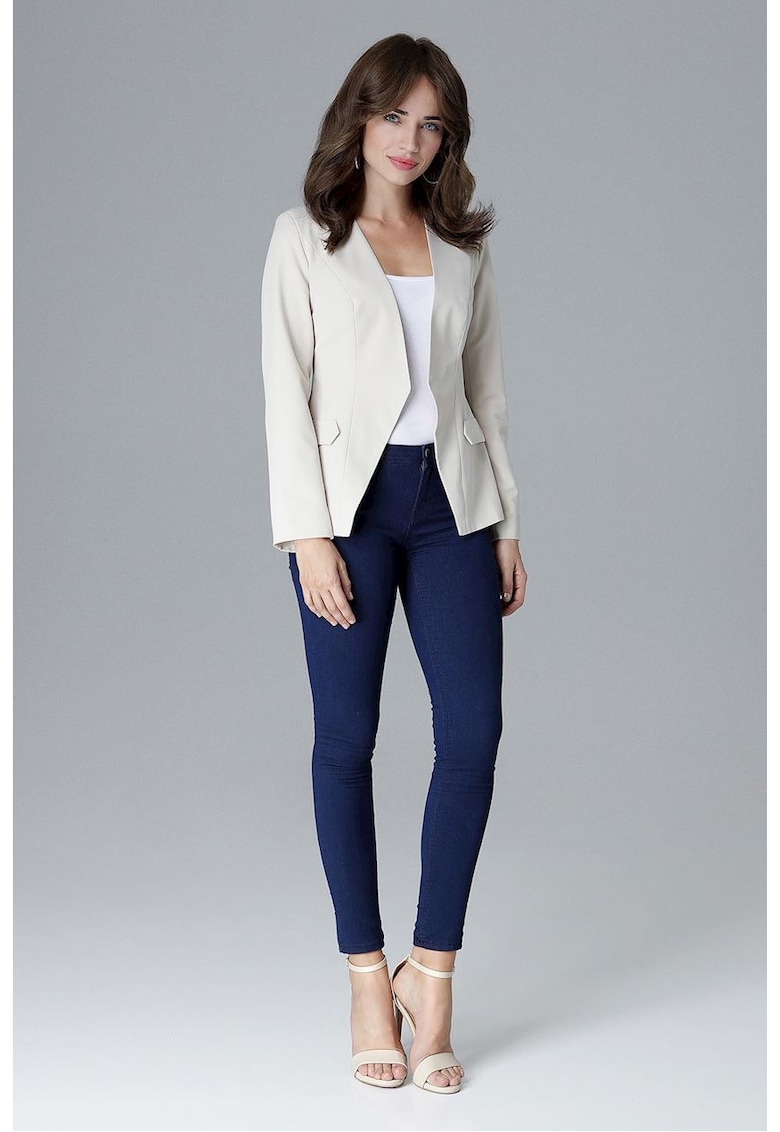 Geaca casual dama Rayla L022 bej - Bej
