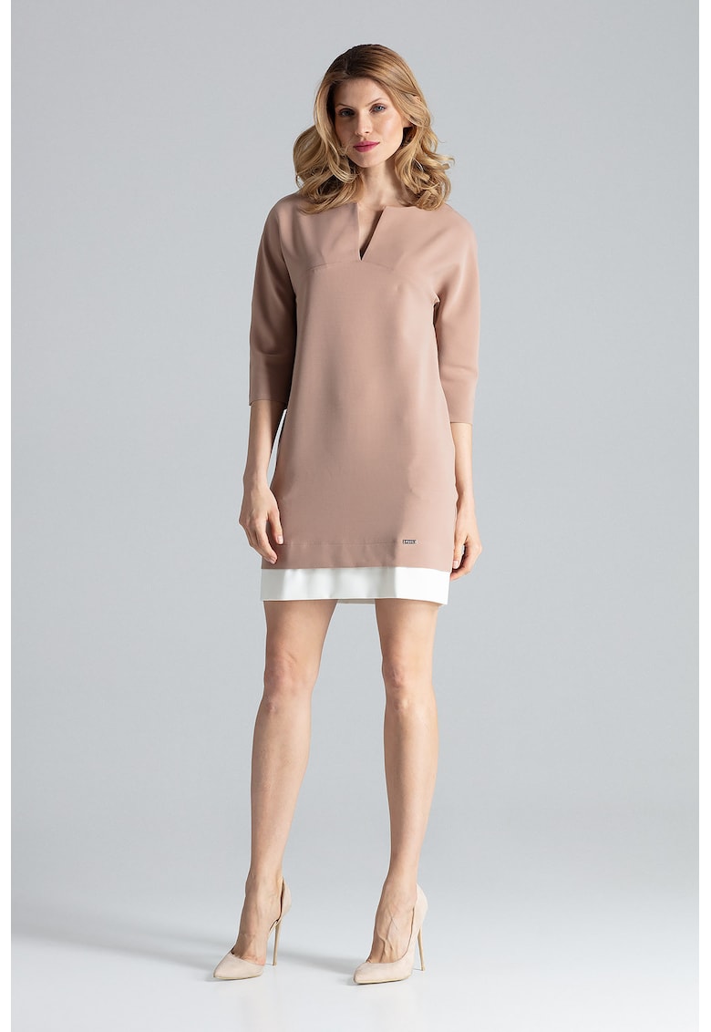 Rochie  eleganta - cu buzunare - poliester