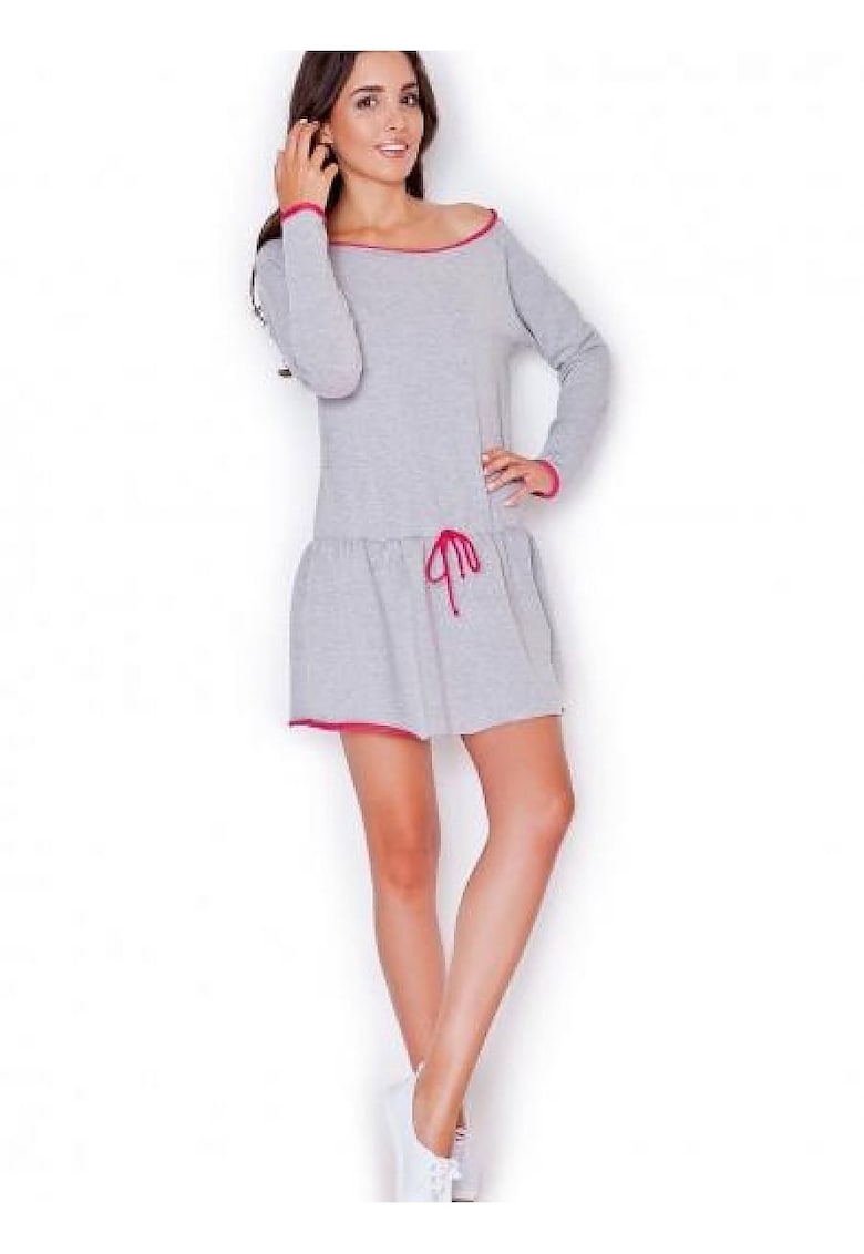 Rochie de zi  gri -