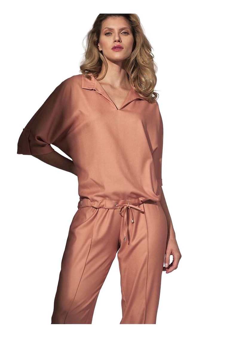 Bluza dama -  Viscoza/Poliester - Portocaliu