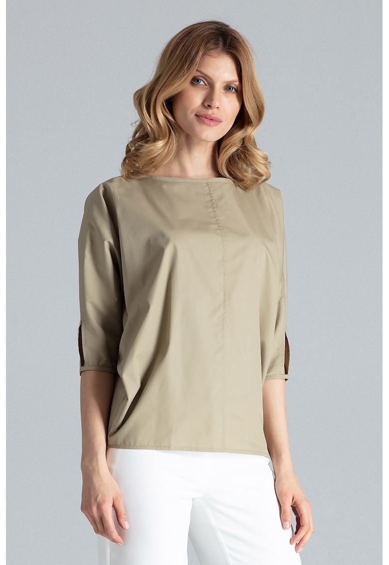 Bluza dama -  Bumbac/Poliester - Masliniu
