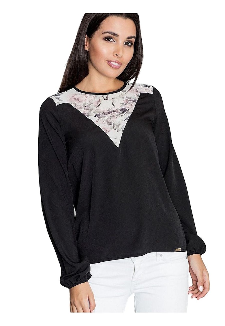 Bluza dama 5902194337410 -  Poliester/Viscoza - Negru -