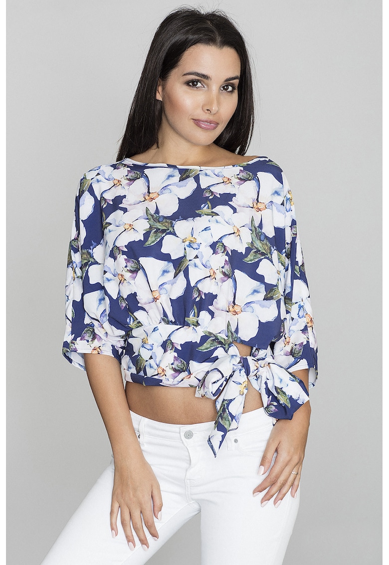 Bluza dama -  Poliester/Elastan - Multicolor -