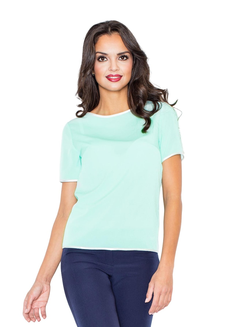 Tricou dama M1164 -  Bumbac/Nylon - Verde -