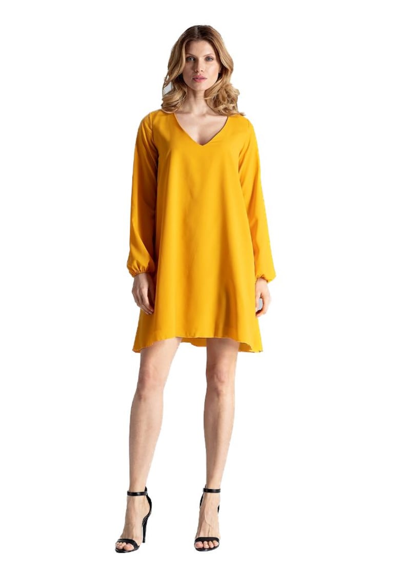 Rochie de seara dama Dinarent M566 galbena - Galben