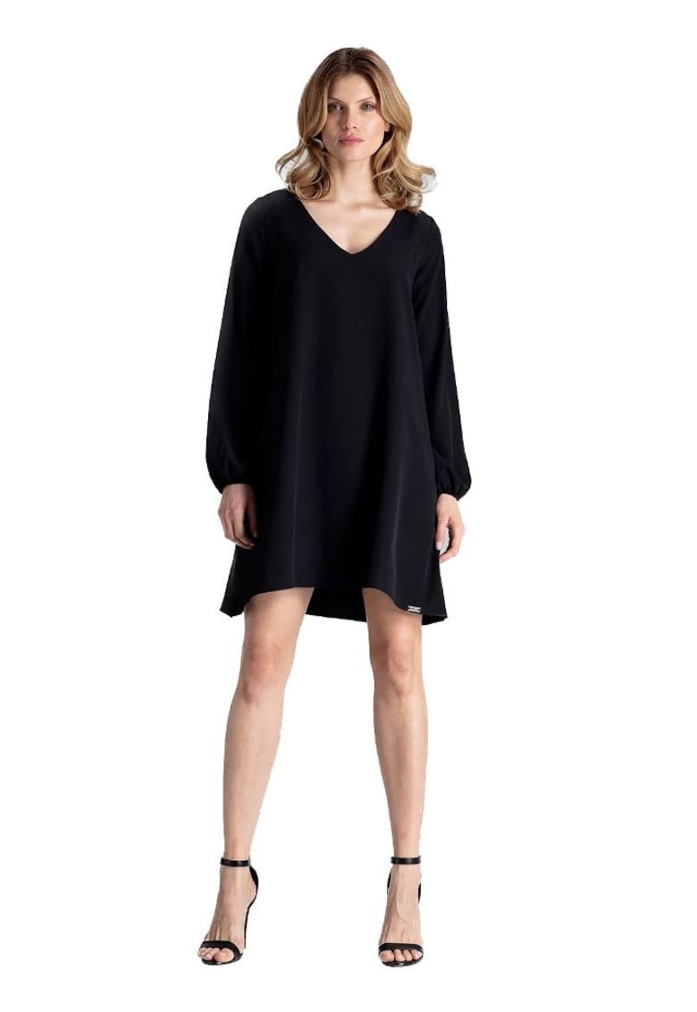 Rochie de seara dama Dinarent M566 neagra - Negru