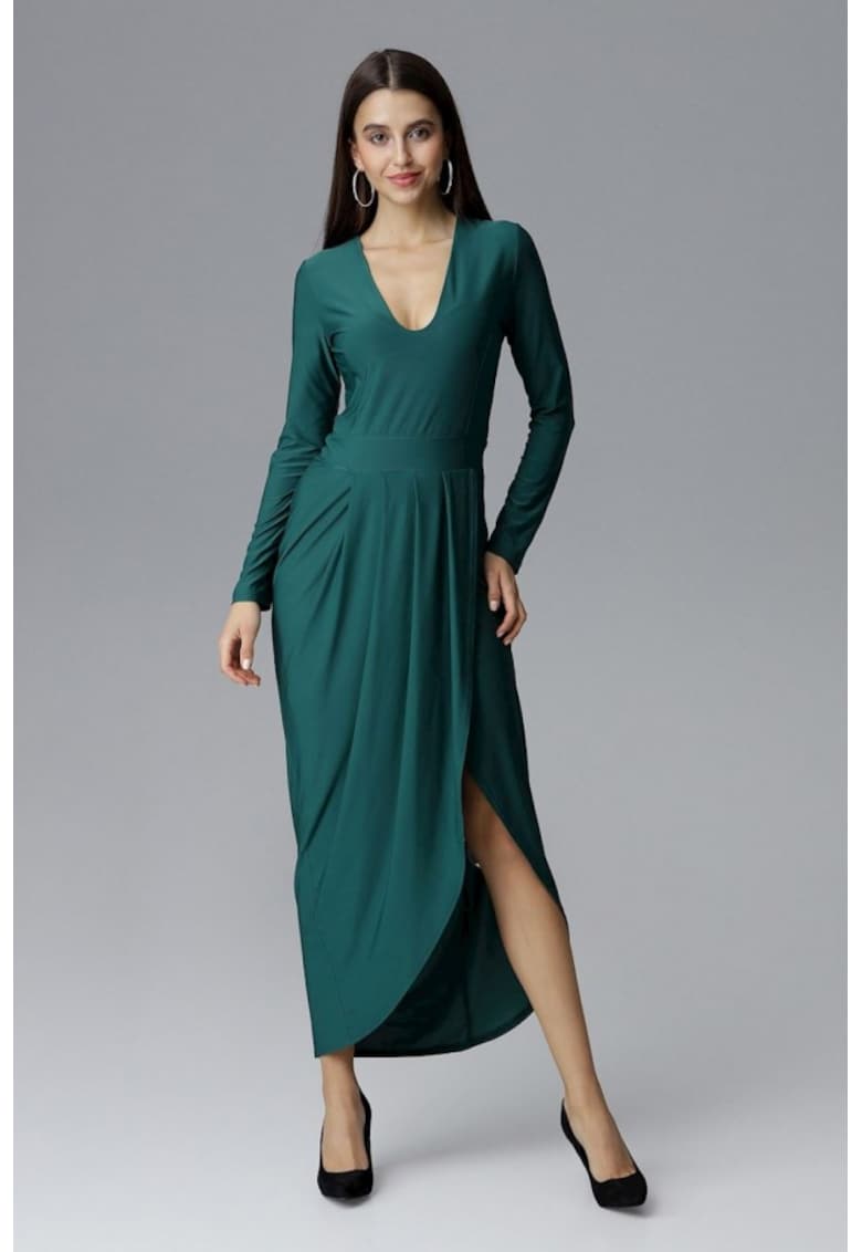 Rochie lunga -  126214 - Verde - Verde