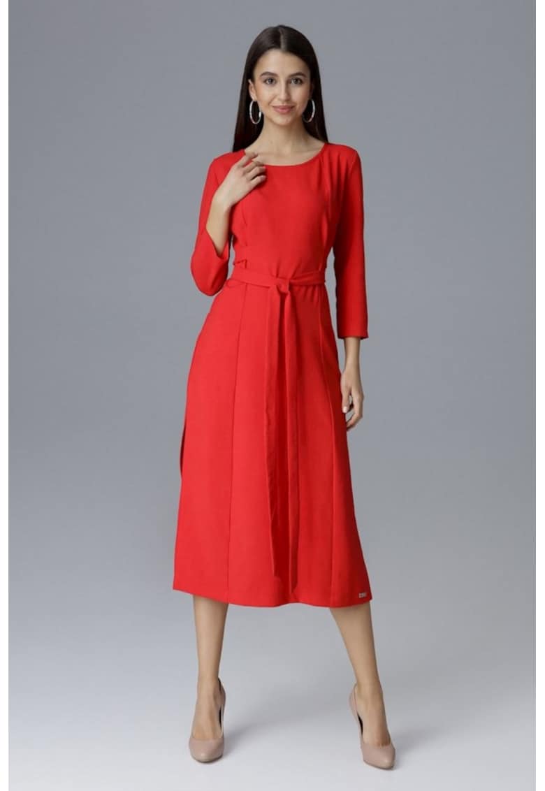 Rochie de zi model 126025 - Rosu