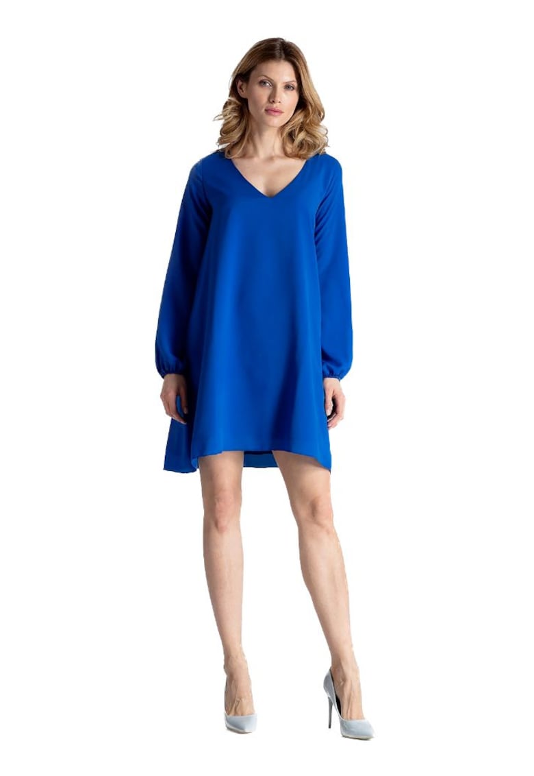 Rochie de seara dama Elyannin M566 albastru deschis - Albastru deschis
