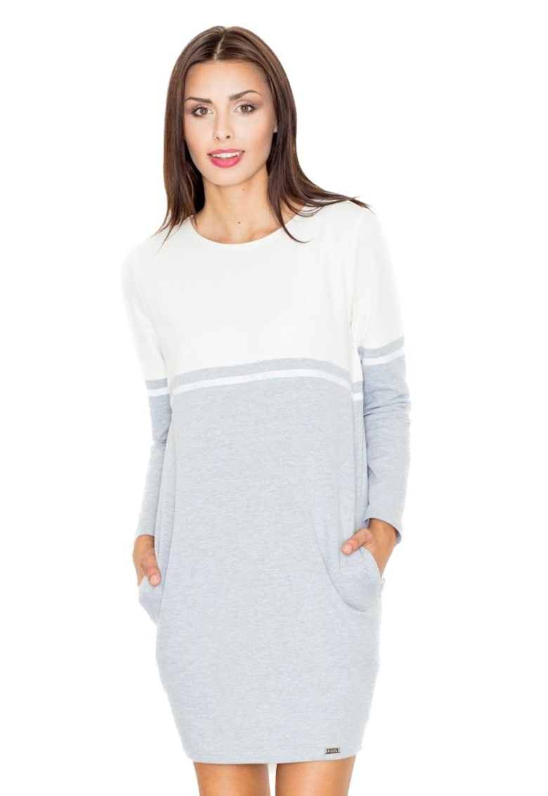 Rochie mini dama Carnwene M510 gri - Gri