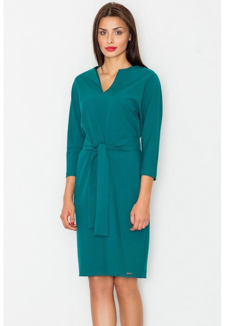 Rochie de zi model 77106 - Verde
