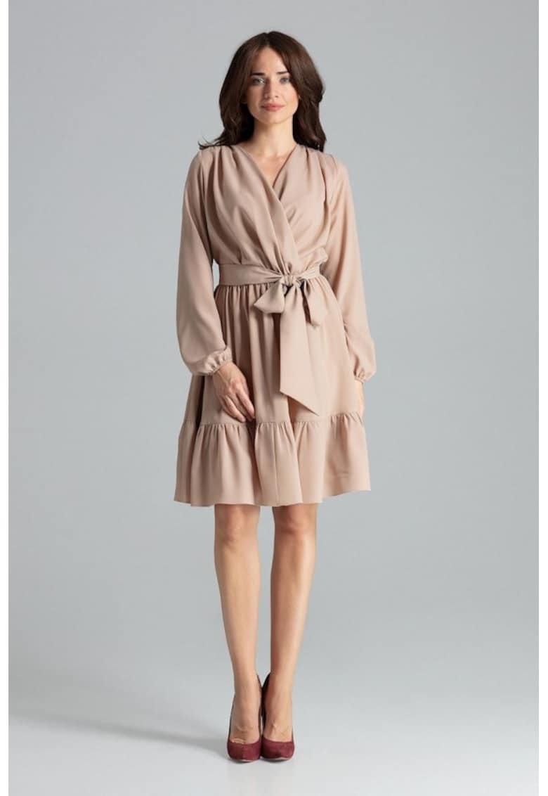 Rochie de zi model 135897 - Bej